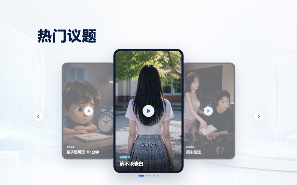 热门议题轮播